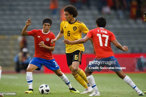 Christian Bolanos of Costa Rica, Axel Witsel of Belgium during the International Friendly match between Belgium v Costa Rica at the Koning...