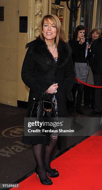 Fay Ripley attends the Tesco Magazine Mum Of The Year Awards at The Waldorf Hilton Hotel on February 28, 2010 in London, England.