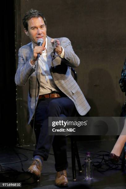 Pictured: Eric McCormack at UCB Sunset Theatre on June 9, 2018 --