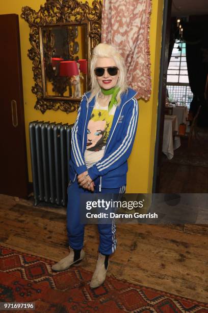 Pam Hogg attends the Another Man dinner to celebrate the Spring/Summer 2018 issue during London Fashion Week Men's at Brunswick House on June 11,...