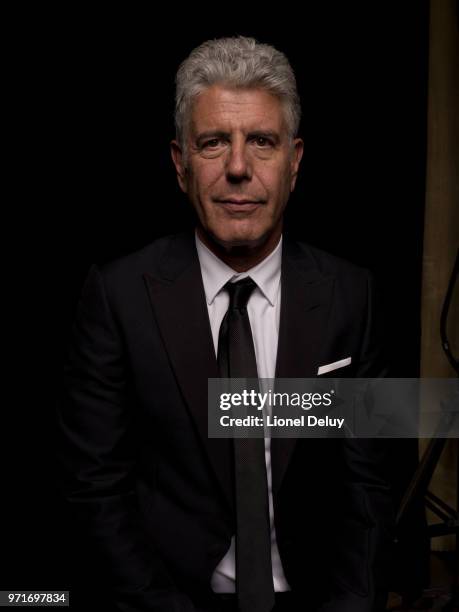 Chef Anthony Bourdain is photographed for The Taste on January 14, 2015 in Los Angeles, California.
