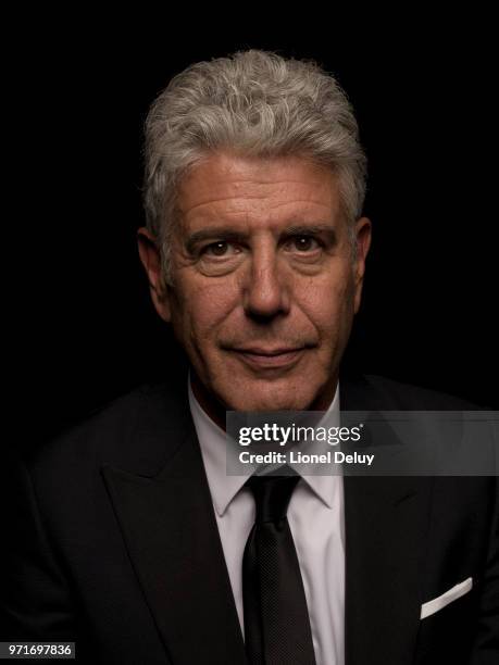 Chef Anthony Bourdain is photographed for The Taste on January 14, 2015 in Los Angeles, California.