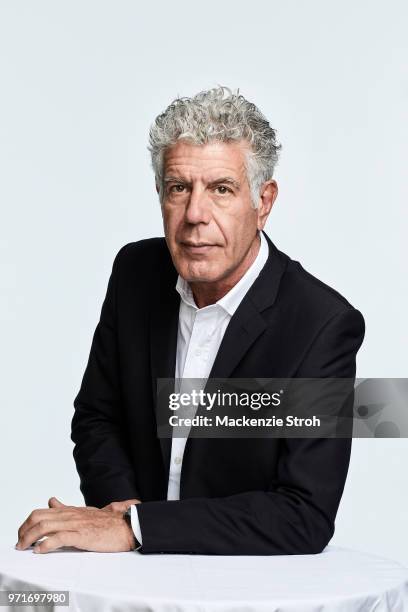 Chef Anthony Bourdain is photographed for Money Magazine on March 16, 2018 in New York City.