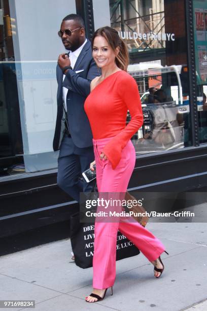 Brooke Burke is seen on June 11, 2018 in New York City.