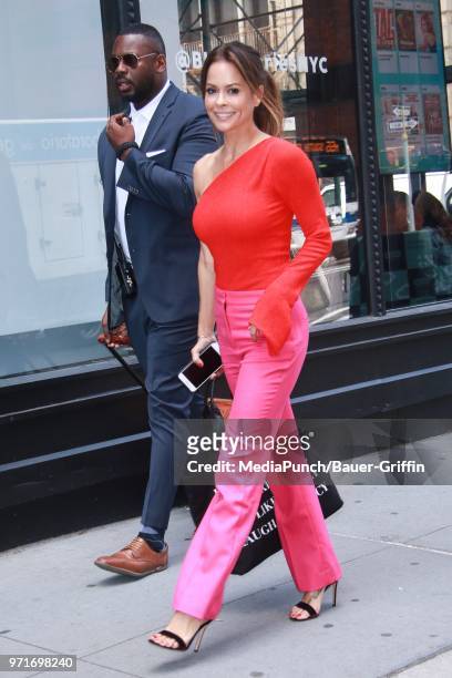 Brooke Burke is seen on June 11, 2018 in New York City.