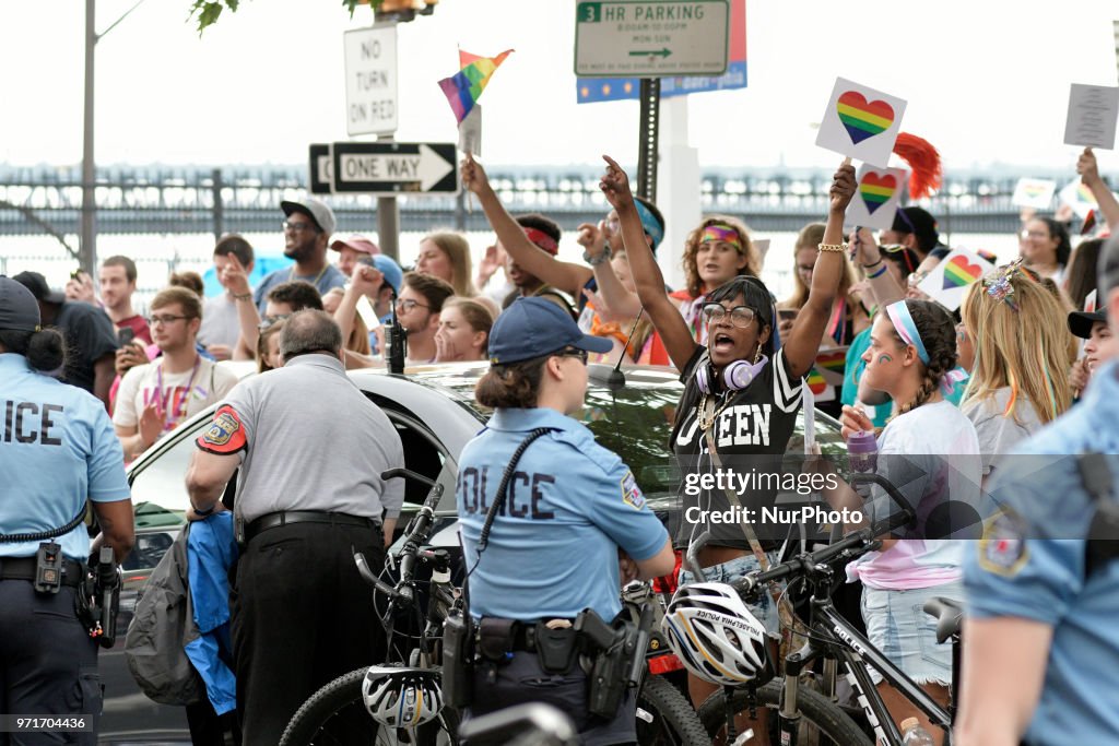 Protests And Arrest At Pride Parade In Philadelphia
