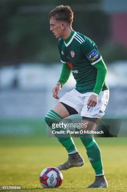 Dublin , Ireland - 8 June 2018; Ronan Curtis of Derry City during the SSE Airtricity League Premier Division match between Bohemians and Derry City...