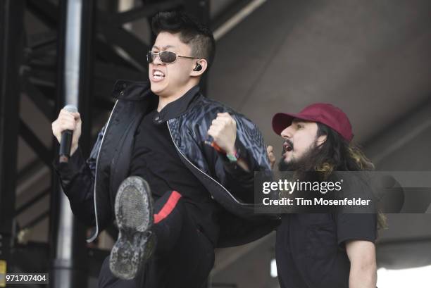 Rich Brian performs during the 2018 Bonnaroo Music & Arts Festival on June 10, 2018 in Manchester, Tennessee.