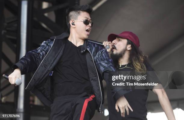 Rich Brian performs during the 2018 Bonnaroo Music & Arts Festival on June 10, 2018 in Manchester, Tennessee.