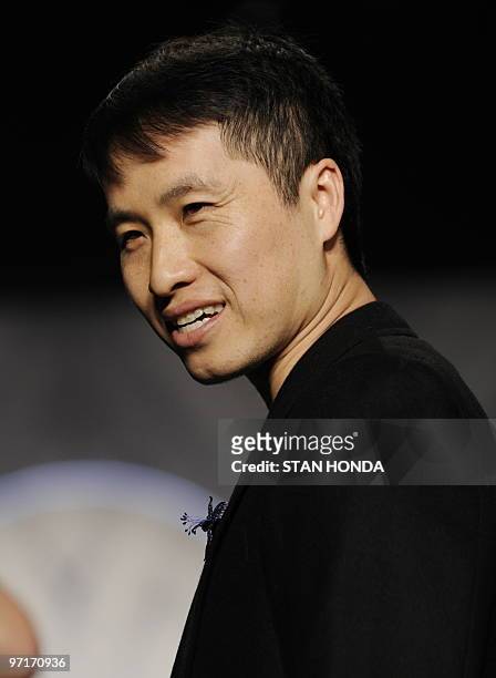 Fashion designer Phillip Lim before his show February 17, 2010 during the Mercedes-Benz Fashion Week in New York. AFP PHOTO/Stan Honda