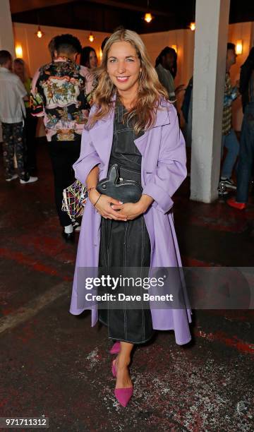 Marta Jakubowski attends the Fashion East and Bistrotheque private dinner celebrating the close of London Fashion Week Men's at Bistrotheque on June...