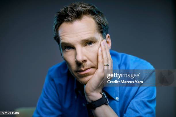 Actor Benedict Cumberbatch is photographed for Los Angeles Times on April 25, 2018 in West Hollywood, California. PUBLISHED IMAGE. CREDIT MUST READ:...