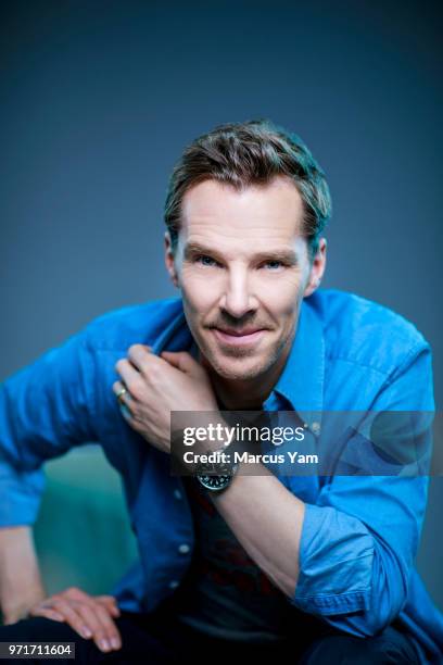 Actor Benedict Cumberbatch is photographed for Los Angeles Times on April 25, 2018 in West Hollywood, California. PUBLISHED IMAGE. CREDIT MUST READ:...