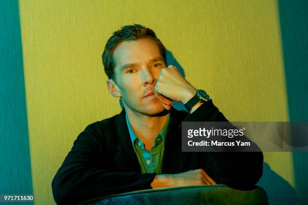 Actor Benedict Cumberbatch is photographed for Los Angeles Times on April 25, 2018 in West Hollywood, California. PUBLISHED IMAGE. CREDIT MUST READ:...