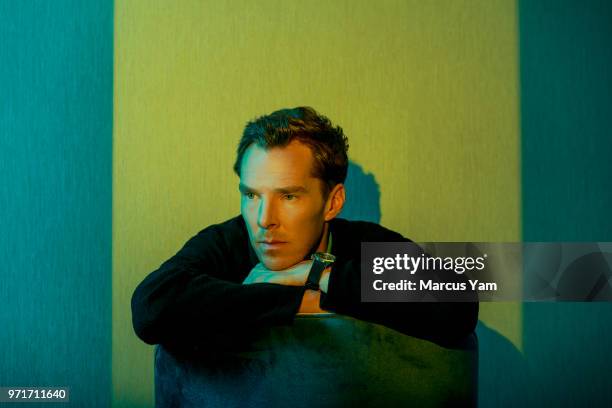 Actor Benedict Cumberbatch is photographed for Los Angeles Times on April 25, 2018 in West Hollywood, California. PUBLISHED IMAGE. CREDIT MUST READ:...