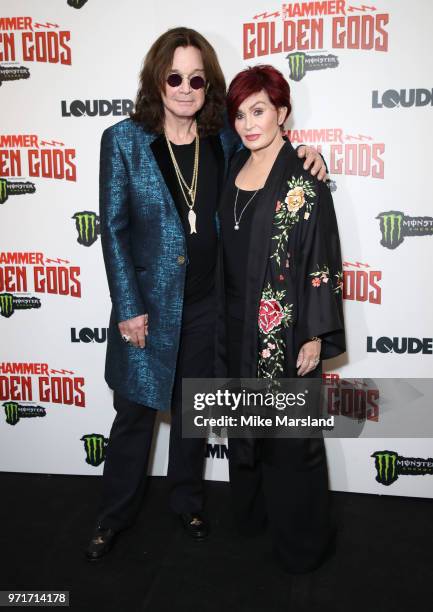 Ozzy Osbourne and Ozzy Osbourne attend the Metal Hammer Golden God Awards at Indigo at The O2 Arena on June 11, 2018 in London, England.