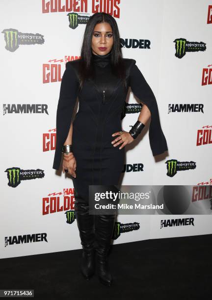 Jessica Pimentel attends the Metal Hammer Golden God Awards at Indigo at The O2 Arena on June 11, 2018 in London, England.