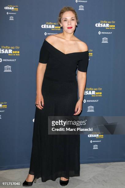 Actress Alysson Paradis attends the 'Les Nuits En Or 2018' dinner gala at UNESCO on June 11, 2018 in Paris, France.