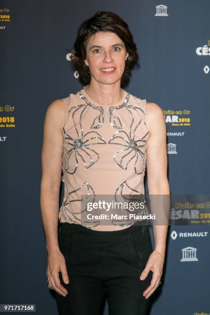 Actress Irene Jacob attends the 'Les Nuits En Or 2018' dinner gala at UNESCO on June 11, 2018 in Paris, France.