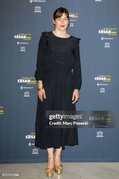 Actress Valerie Donzelli attends the 'Les Nuits En Or 2018' dinner gala at UNESCO on June 11, 2018 in Paris, France.