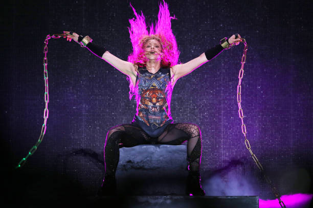 Shakira performs live on stage during the 'El Dorado World Tour' at The O2 Arena on June 11, 2018 in London, England.