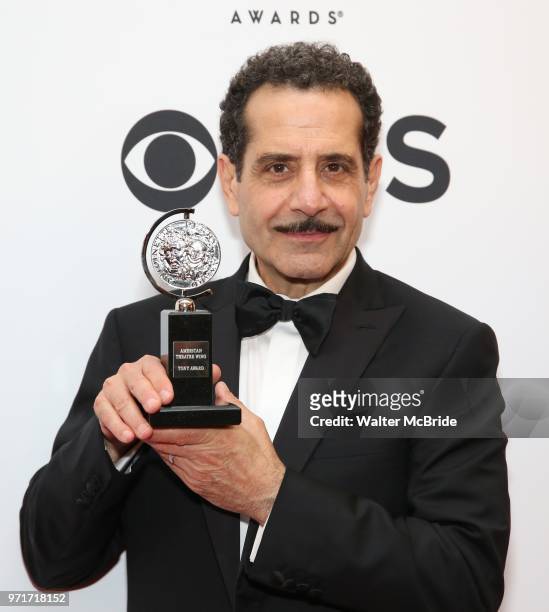 Tony Shalhoub poses in the 72nd Annual Tony Awards Press Room at 3 West Club on June 10, 2018 in New York City.