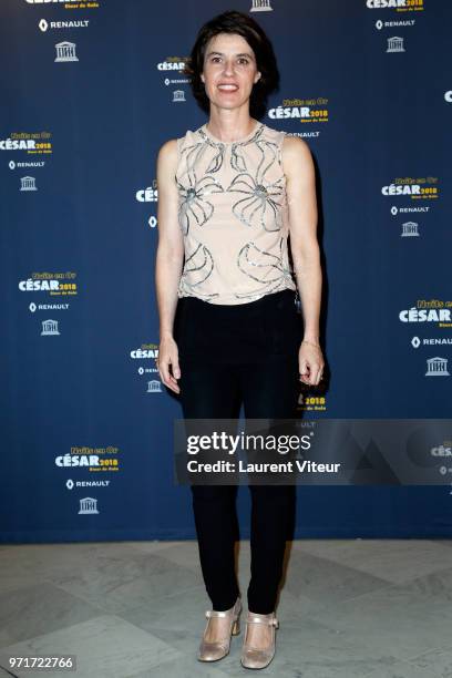 Irene Jacob attends "Les Nuits en Or 2018" at UNESCO on June 11, 2018 in Paris, France.