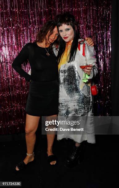 Lulu Kennedy and Princess Julia attend the Fashion East and Bistrotheque private dinner celebrating the close of London Fashion Week Men's at...