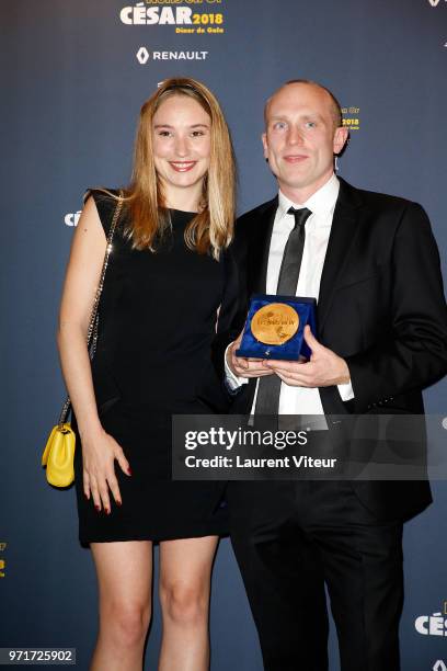 Deborah Francois and Dave Tynan attend "Les Nuits en Or 2018" at UNESCO on June 11, 2018 in Paris, France.