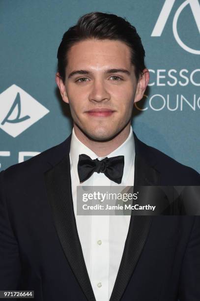 Casey Cott attends the 22nd Annual Accessories Council ACE Awards at Cipriani 42nd Street on June 11, 2018 in New York City.