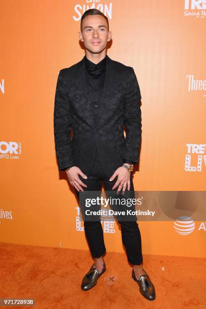 Host and Olympic Athlete Adam Rippon attends The Trevor Project TrevorLIVE NYC at Cipriani Wall Street on June 11, 2018 in New York City.