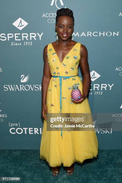 Lupita Nyong'o attends the 22nd Annual Accessories Council ACE Awards at Cipriani 42nd Street on June 11, 2018 in New York City.