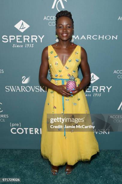 Lupita Nyong'o attends the 22nd Annual Accessories Council ACE Awards at Cipriani 42nd Street on June 11, 2018 in New York City.