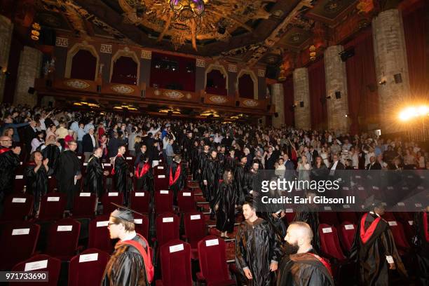General view of atmosphere at AFI's Conservatory Commencement Ceremony at TCL Chinese Theatre on June 11, 2018 in Hollywood, California.