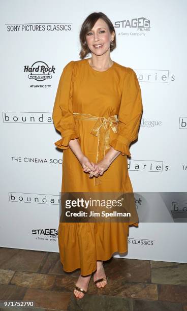 Actress Vera Farmiga attends the screening of Sony Pictures Classics' "Boundaries" hosted by The Cinema Society with Hard Rock Hotel and Casino...