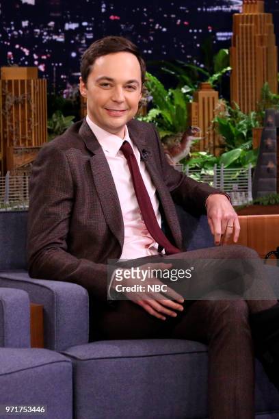 Episode 0881 -- Pictured: Actor Jim Parsons during an interview on June 11, 2018 --