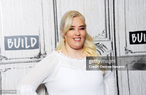 Personality Mama June visits Build Series to discuss 'Mama June: From Not to Hot' at Build Studio on June 11, 2018 in New York City.