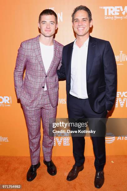 Robbie Rogers and Greg Berlanti attend The Trevor Project TrevorLIVE NYC at Cipriani Wall Street on June 11, 2018 in New York City.