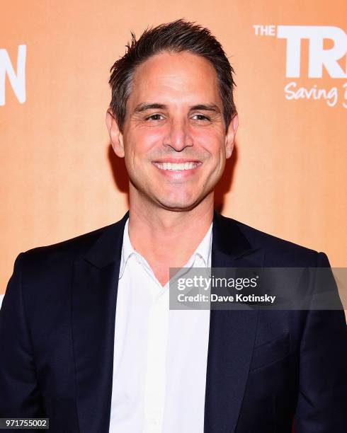 Writer, director, producer and Hero Award Honoree Greg Berlanti attends The Trevor Project TrevorLIVE NYC at Cipriani Wall Street on June 11, 2018 in...