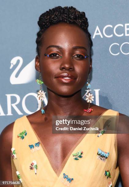 Lupita Nyong'o attends the 22nd Annual Accessories Council ACE Awards at Cipriani 42nd Street on June 11, 2018 in New York City.