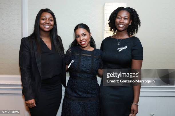 Alexis Jones, Aisha Rajput and N'dea Hallett during the Prep for Prep Lilac Ball, Celebrating 40 Years Of Launching Leaders on June 11, 2018 in New...