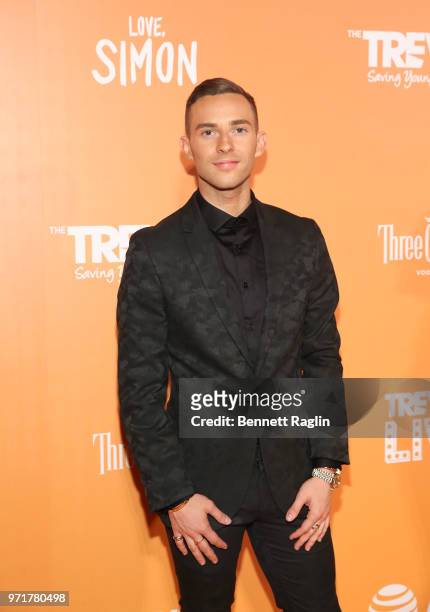 Olympians Adam Rippon attends the 2018 TrevorLIVE Gala at Cipriani Wall Street on June 11, 2018 in New York City.
