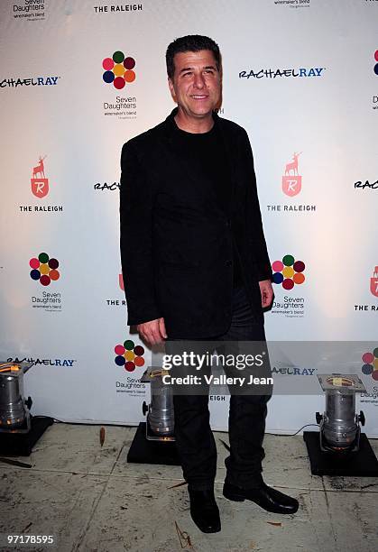 Michael Symon attends Rachael Ray's Late night SOBE soundcheck party at Raleigh Hotel on February 27, 2010 in Miami Beach, Florida.