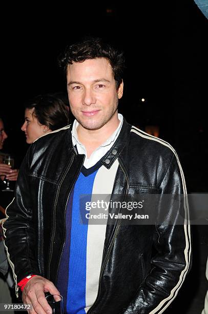 Chef Rocco Dispirito attends Seven daughter and Rachael Ray's Late night Sobe soundcheck party at Raleigh Hotel on February 27, 2010 in Miami Beach,...