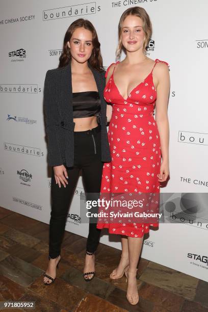 Grace Van Patten and Anna Van Patten attend The Cinema Society With Hard Rock Hotel & Casino Atlantic City And North Shore Animal League America Host...