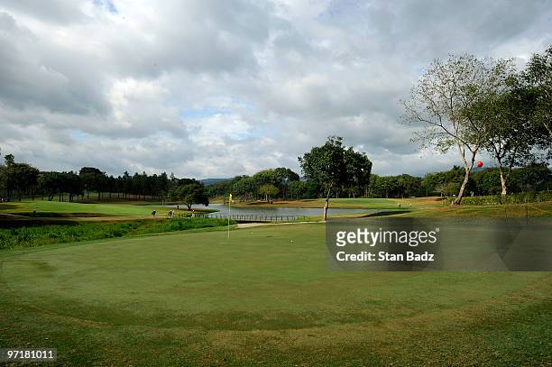 Course scenic of the 11th green during the final round of the Panama Claro Championship at Club de Golf de Panama on February 28, 2010 in Panama...