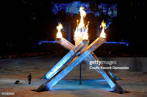 Neil Young performs during the Closing Ceremony of the Vancouver 2010 Winter Olympics at BC Place on February 28, 2010 in Vancouver, Canada.