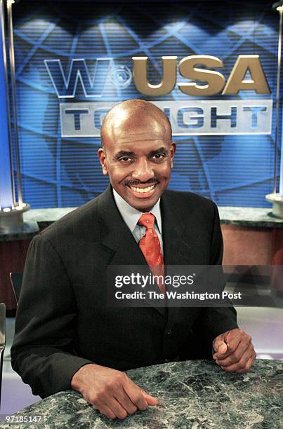 Longtime local newsman Derek McGinty begins a new news talk show on WUSA next month. Pictured, Derek McGinty, on the set of his new show.