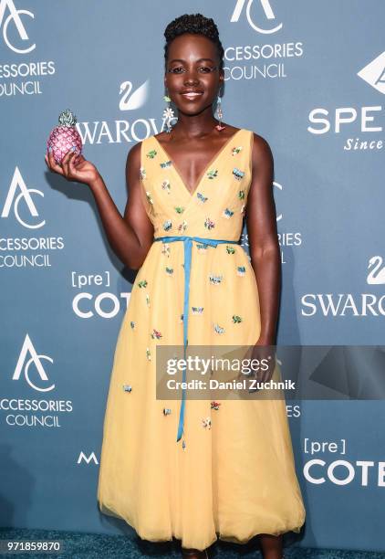 Lupita Nyong'o attends the 22nd Annual Accessories Council ACE Awards at Cipriani 42nd Street on June 11, 2018 in New York City.