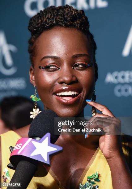 Lupita Nyong'o attends the 22nd Annual Accessories Council ACE Awards at Cipriani 42nd Street on June 11, 2018 in New York City.